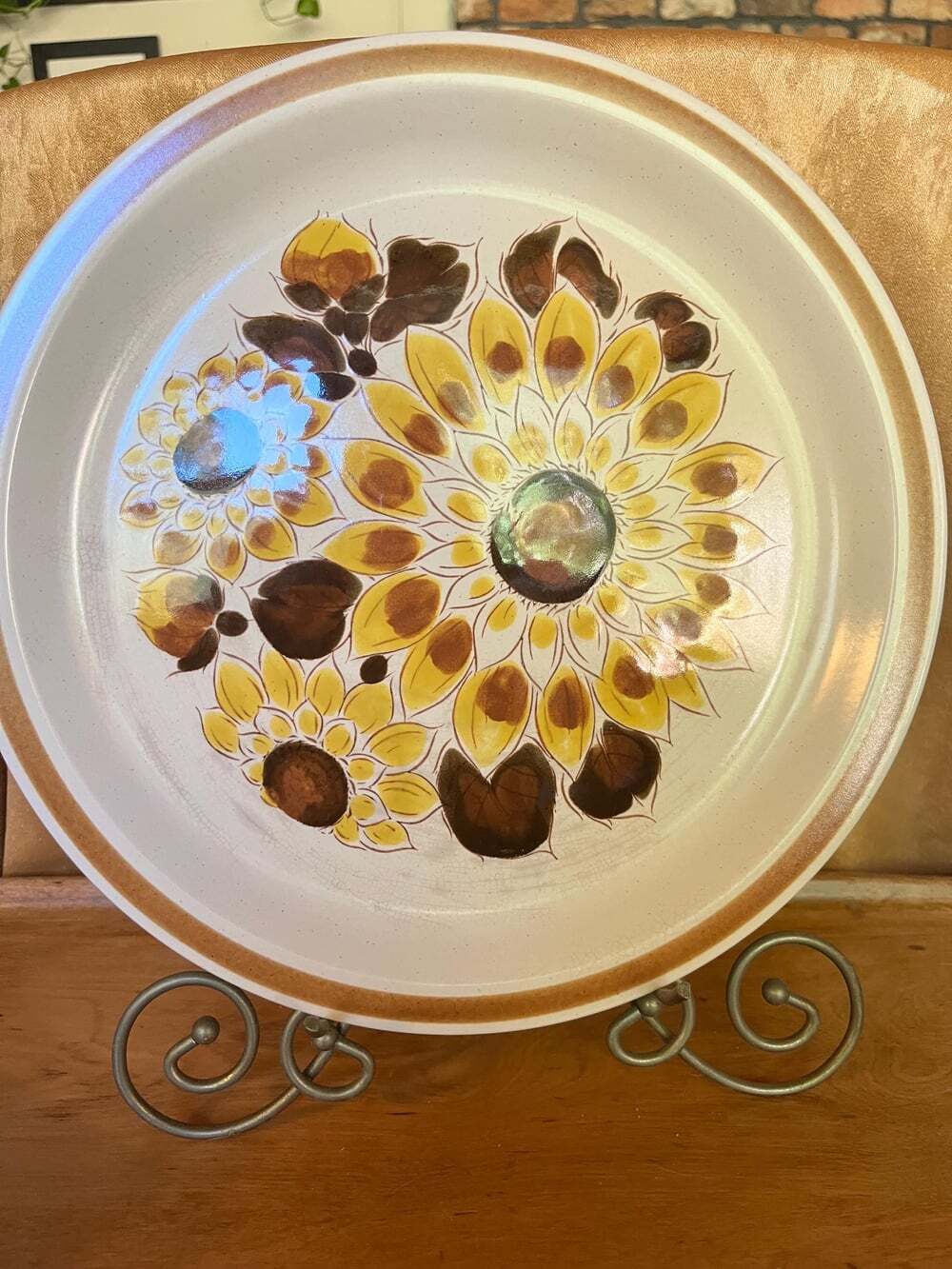 Vintage Fuji Stone Platter – Heavy Stoneware, Perfect Condition, Made in Japan